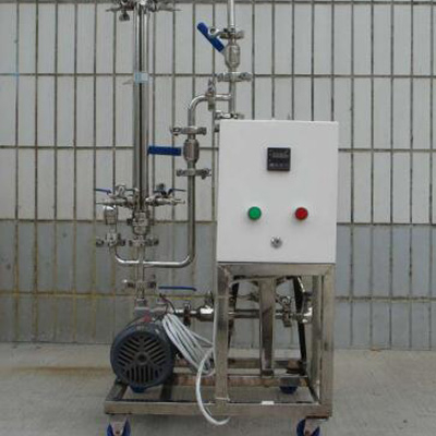 Membrane separation equipment test in laboratory