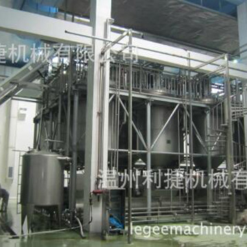 Soybean peptide enzyme extraction production line